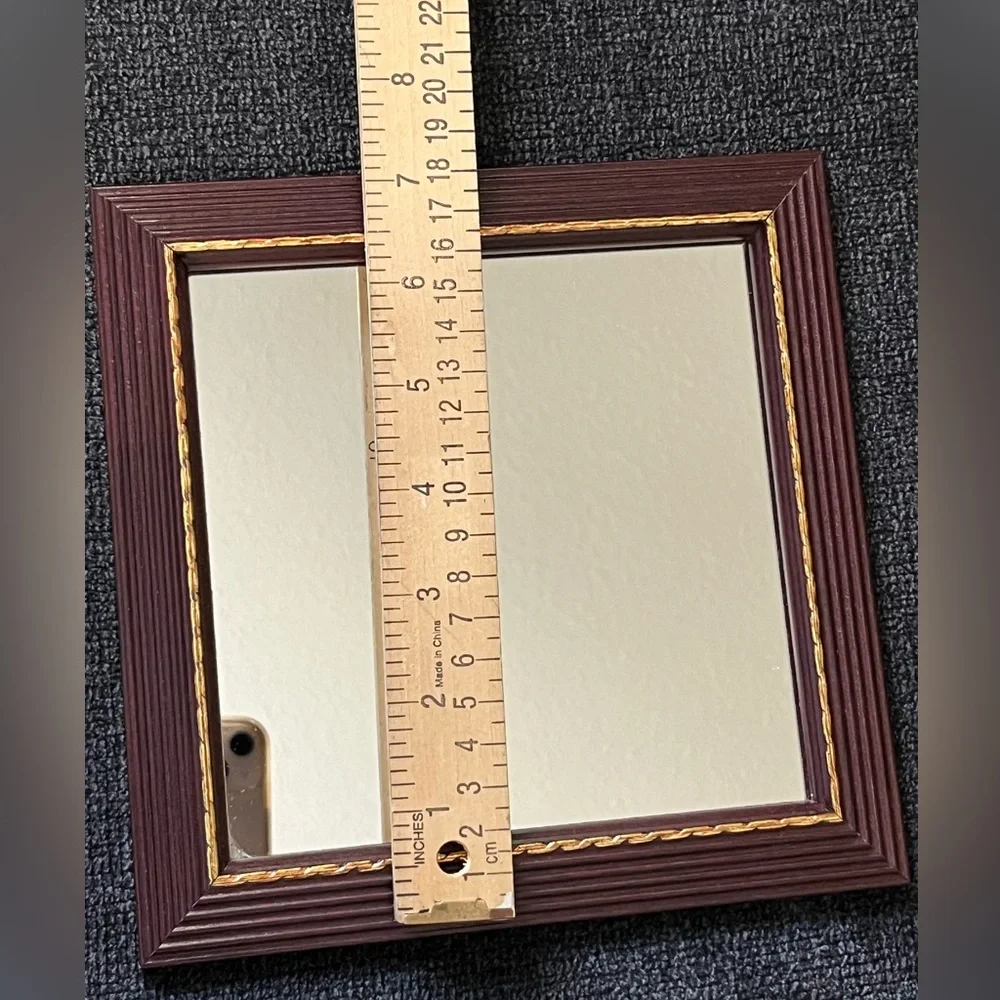 Vintage Home Interiors Framed Decorative Mirrors Set of 2